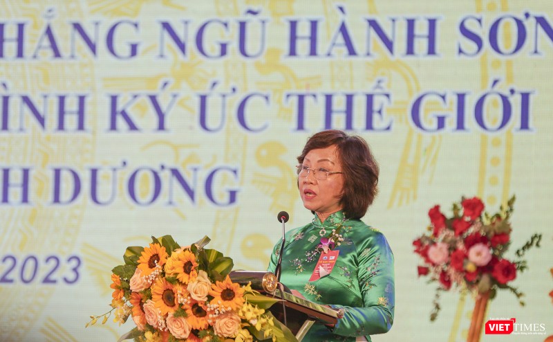 Bà Ngô Thị Kim Yến - Phó Chủ tịch UBND TP Đà Nẵng phát biểu tại sự kiện