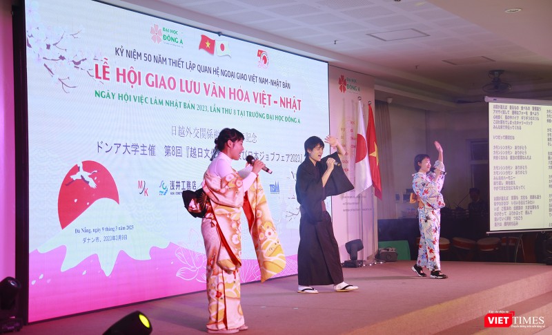 Tiết mục biểu diễn nghệ thuật mang đậm nét văn hoá Nhật Bản