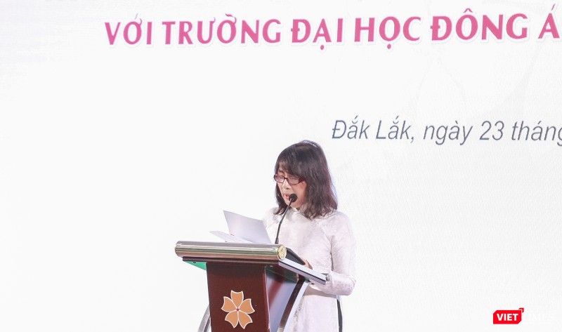 Tiến sĩ Nguyễn Thị Anh Đào - Hiệu trưởng ĐH Đông Á phát