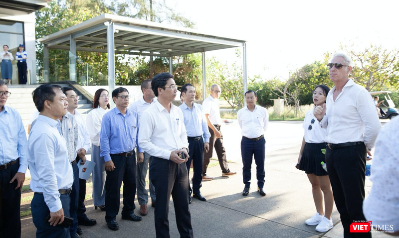 Ông Trần Chí Cường - Phó Chủ tịch UBND TP Đà Nẵng - kiểm tra công tác chuẩn bị giải đấu