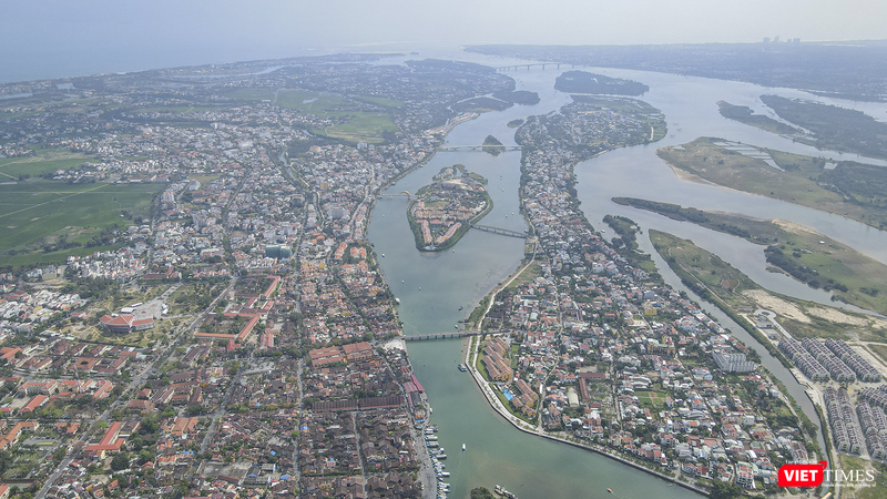 Một góc Hội An nhìn từ trên cao