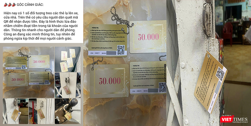 Cơ quan chức năng cảnh báo về thủ đoạn lừa đảo mới từ việc quét mã QR code để được nhận tiền (Ảnh CATP)