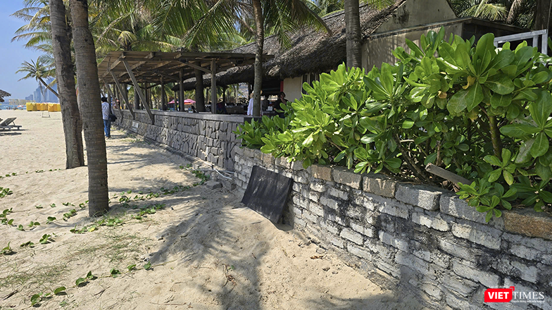 Một góc Temple Resort Danang vừa bị cơ quan chức năng TP Đà Nẵng xử phạt hơn 224 triệu đồng vì gây ô nhiểm môi trường biển.