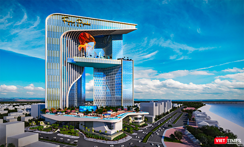 Phối cảnh mô hình Trung tâm tài chính quốc tế Đà Nẵng