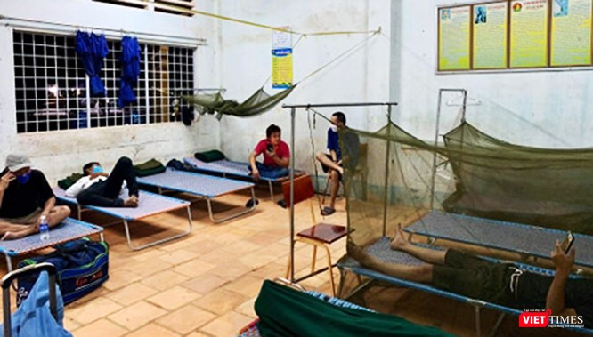 Tại khu vực cách ly. Ảnh nhân vật cung cấp. Tại khu vực cách ly. Ảnh nhân vật cung cấp.