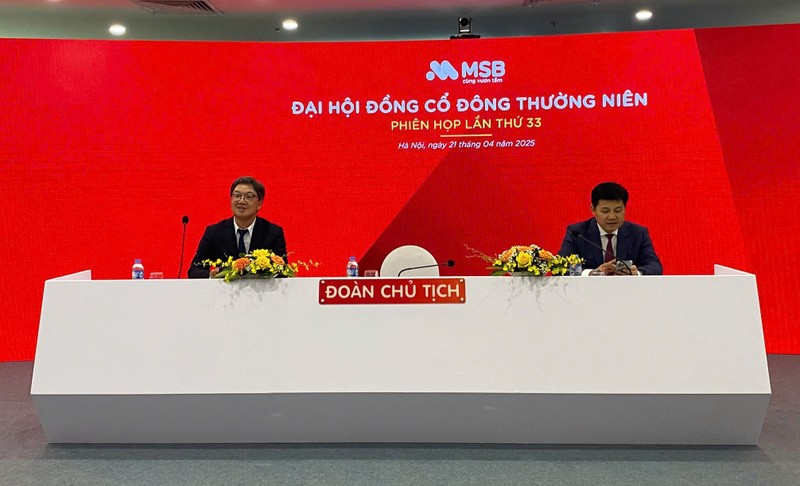 Đại hội đồng cổ đông thường niên năm 2025 của MSB. Ảnh: NM 