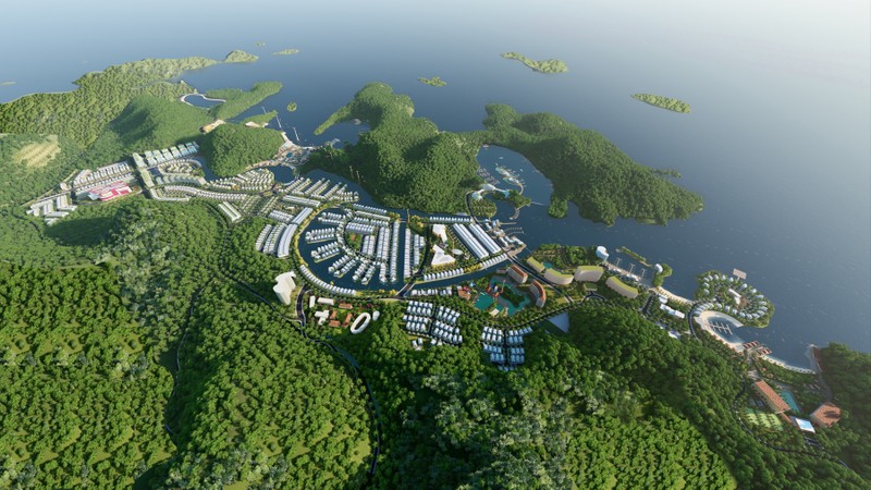 Phối cảnh dự án Cát Bà Amatina. Ảnh: Vinaconex