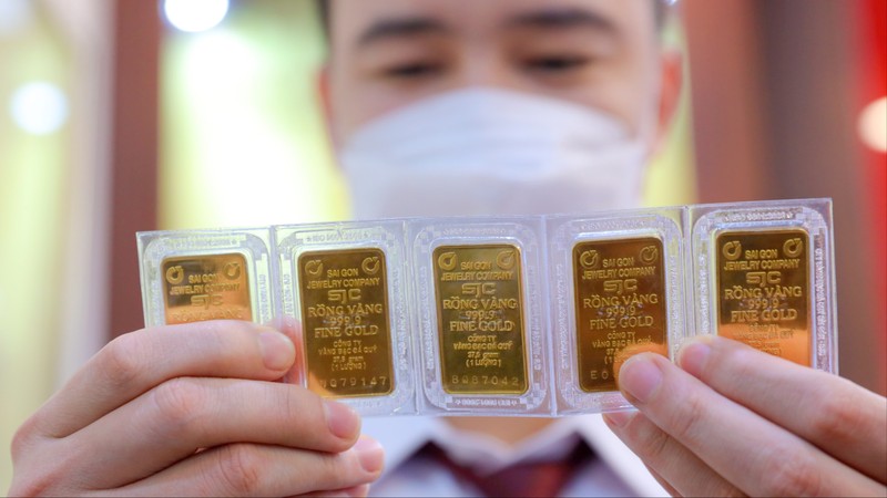 ACB là nhà băng đầu tiên công bố ra mắt thương hiệu vàng miếng riêng. Ảnh: BA