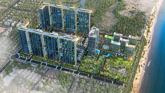 Phối cảnh tổng thể dự án Khu du lịch Đại Dương. Nguồn: Hodeco