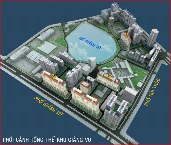 Khu đất  148 Giảng Võ (68.380m2) hiện đang được sử dụng là Trung tâm triển lãm