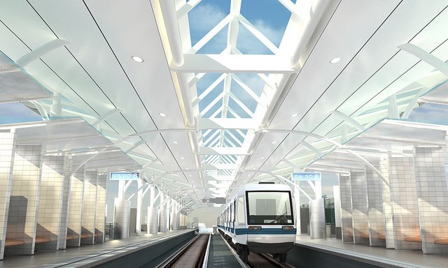 Theo thiết kế, tuyến đường sắt có điểm bắt đầu là Ga đầu Nhổn (huyện Từ Liêm). điểm cuối là Ga cuối ga đường sắt Hà Nội nằm trên đường Trần Hưng Đạo.  