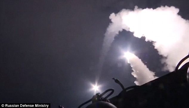 Chiến hạm Nga phóng tên lửa hành trình từ biển Caspian, cách mục tiêu 1.500 km