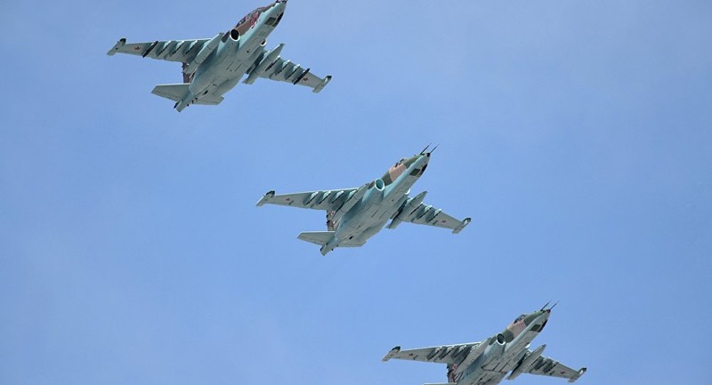 Phi đội chiến đấu cơ Su-25 của Nga tác chiến tại Syria