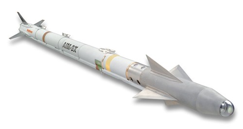 Tên lửa không đối không AIM-9X Sidewinder của Mỹ. Ảnh: Lockheed Martin