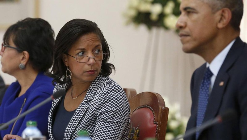 Ông Obana và cố vấn an ninh Susan Rice
