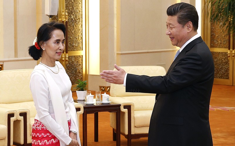 Bà San Suu Kyi vừa có chuyến thăm Trung Quốc