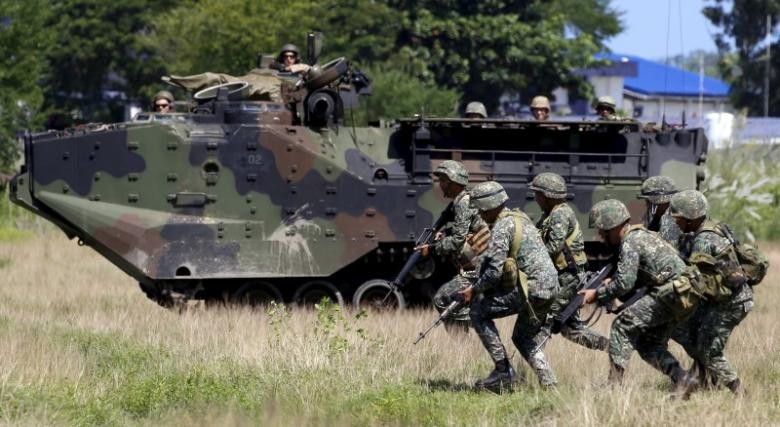 Không biết Mỹ và Philippines có còn duy trì các cuộc tập trận chung sau khi ông Duterte điều chỉnh chính sách đối ngoại