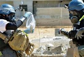 Nhóm thanh tra OPCW bắt đầu làm việc ở Douma, Đông Ghouta. Ảnh Fost - Russ