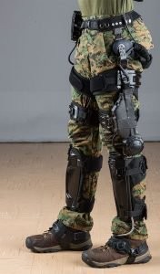 Bộ khí tài hành quân Onyx exoskeletonsb của Lockheed Martin Mỹ. ảnh Breaking Defense