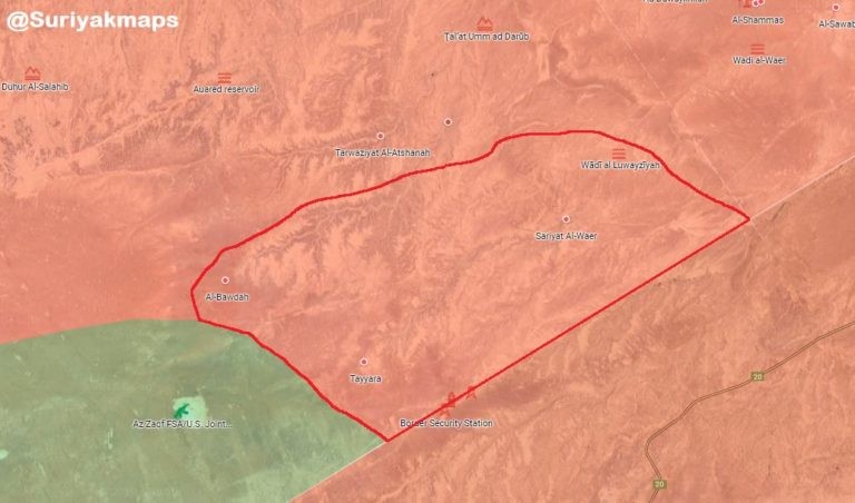 Vùng sa mạc sát biên giới Iraq, quân đội Syria quét sạch các phần tử khủng bố IS. Ảnh South Front Vùng sa mạc sát biên giới Iraq, quân đội Syria quét sạch các phần tử khủng bố IS. Ảnh South Front
