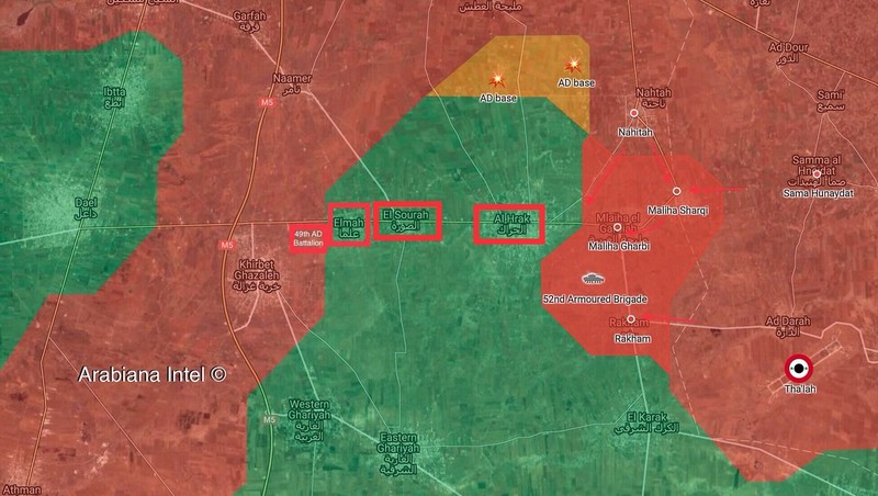 Lực lượng Tiger đánh chiếm thị trấn chiến lược  al-Harak thuộc vùng nông thôn Daraa, chuẩn bị giải phóng 3 làng khác