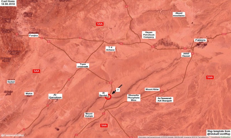 Cuộc tấn công của IS nhằm vào ngôi làng Bardah trên sa mạc tỉnh Damascus. Ảnh minh họa Masdar News