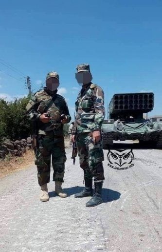 Pháo phản lực TOS-1A đã có mặt trên chiến trường Idlib. Ảnh Masdar News Pháo phản lực TOS-1A đã có mặt trên chiến trường Idlib. Ảnh Masdar News