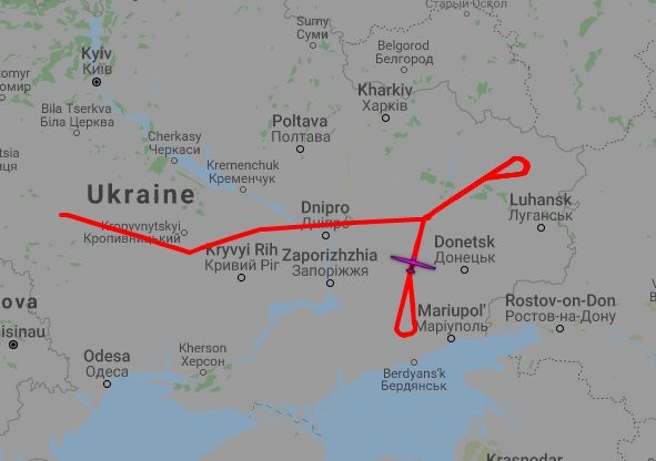 UAV RQ-4 hoạt động trên vùng phía đông Ukraina. Ảnh The Driver UAV RQ-4 hoạt động trên vùng phía đông Ukraina. Ảnh The Driver
