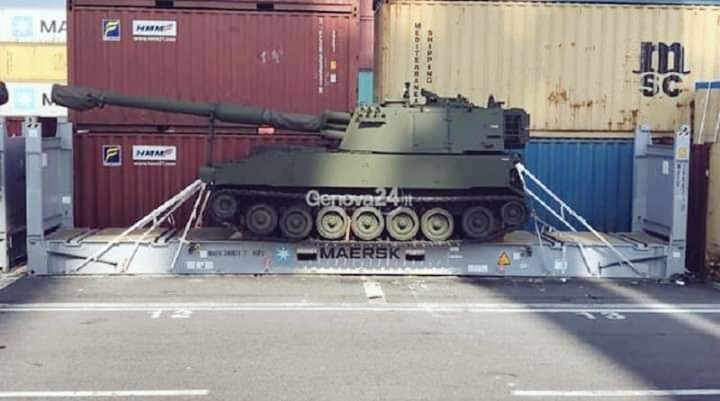 Pakistan mua pháo tự hành M109L 155mm SPA từ Ý vào năm 2017. Ảnh: Russian Gazeta. Pakistan mua pháo tự hành M109L 155mm SPA từ Ý vào năm 2017. Ảnh: Russian Gazeta.