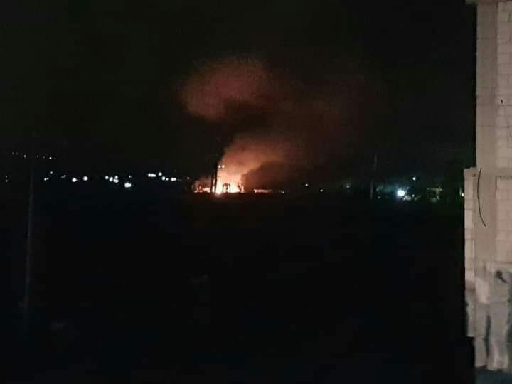 Các bom lượn của Israel có thể đã đánh trúng một vài mục tiêu dự kiến. Ảnh: truyền thông mạng xã hội Twitter Joe Truzman.