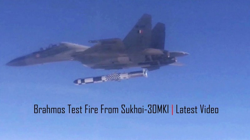 Máy bay tiêm kích đa nhiệm Su-30 MKI phóng tên lửa BrahMos - A. Ảnh video National Defence India