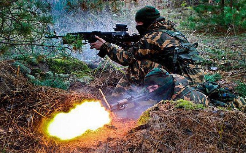 Binh sĩ Nga chiến đấu trên chiến trường Kherson. Ảnh ANNA News