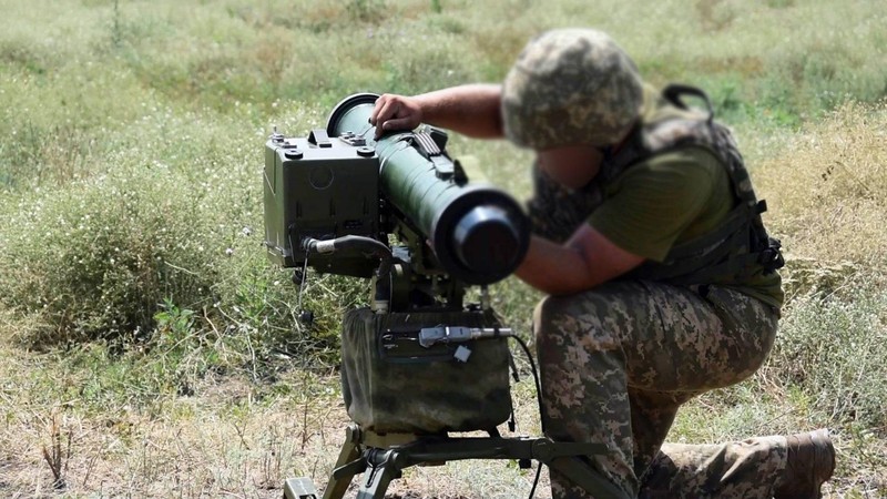 Tổ hợp tên lửa chống tăng ATGM Stugna-P quân đội Ukraine. Ảnh: ArmyInform