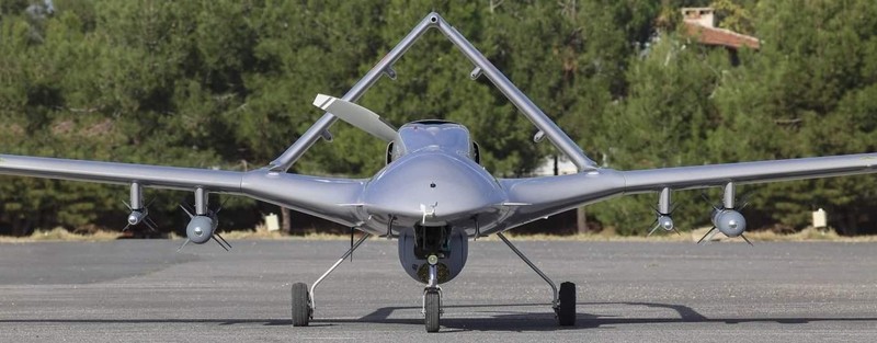 Máy bay không người lái tấn công "Bayraktar TB2" ở Thổ Nhĩ Kỳ. Ảnh: BAYKAR