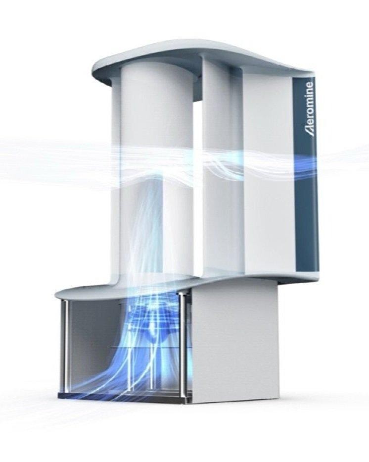 Công nghệ quạt gió Aeromine. Ảnh Interesting Engineering.