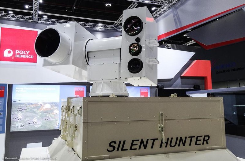 Hệ thống phòng không chùm tia laser Silent Hunter. Ảnh Military Leak