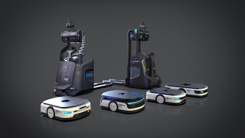 Robot do Megvii phát triển đang được sử dụng trong các nhà kho để tự động hóa các nhiệm vụ vận chuyển. Ảnh Megvii.