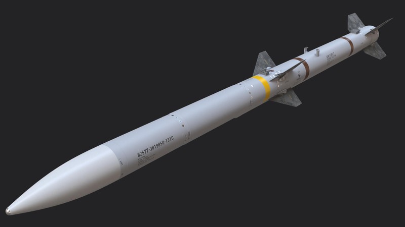 Tên lửa AIM-120C AMRAAM. Ảnh Military Ukraine.