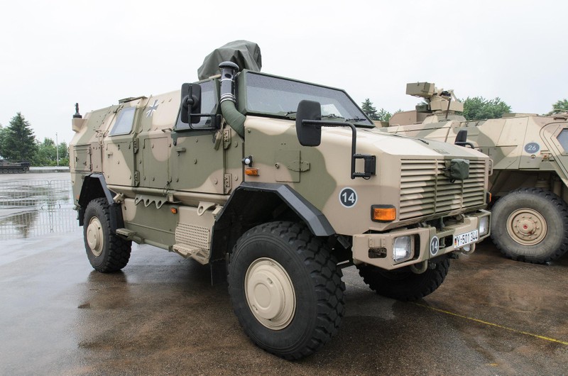 Xe vận chuyển bộ binh bọc thép Dingo ATF của quân đội Đức. 2016. Đức. Ảnh: flickr.com