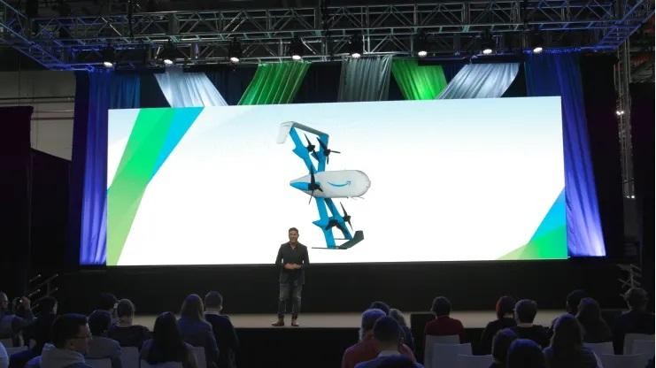 Amazon ra mắt UAV giao hàng MK 30, nhỏ hơn và có thể bay trong mưa nhẹ. Ảnh CNBC
