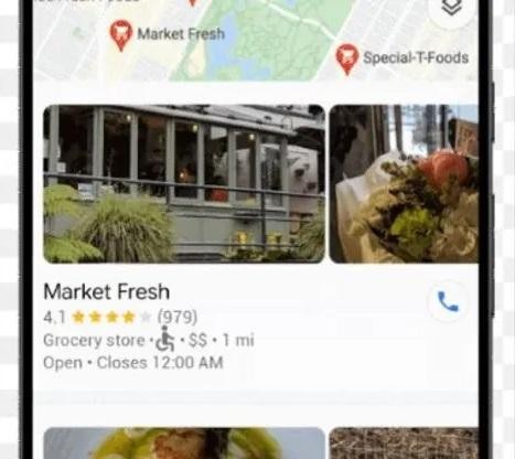 Khả năng xem các địa điểm hỗ trợ tiếp cận xe lăn hiện đã có mặt toàn cầu trên hệ điều hành Android và iOS. Ảnh Google.
