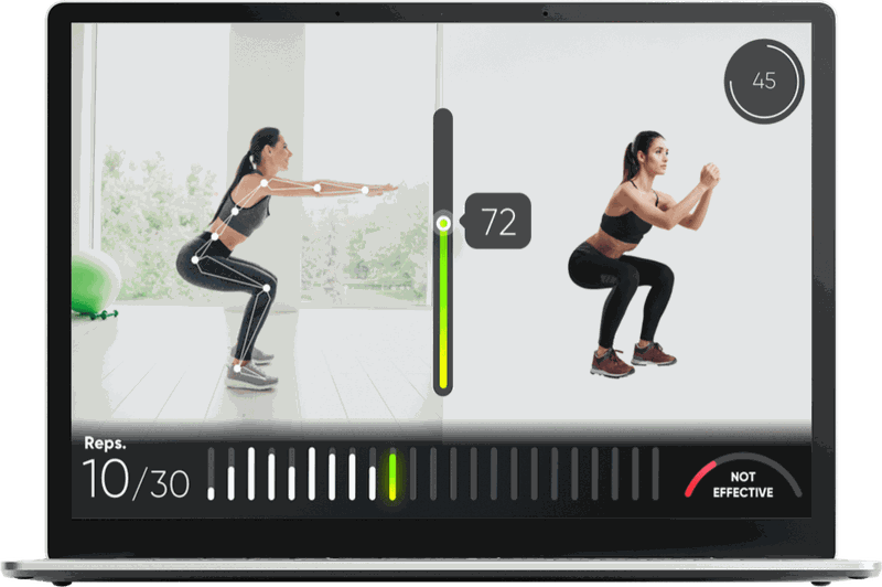 Phần mềm Kemtai cung cấp cho người dùng thông tin phản hồi và điểm số theo thời gian thực để cải thiện các phương pháp điều trị vật lý trị liệu tại nhà. Ảnh Courtesy