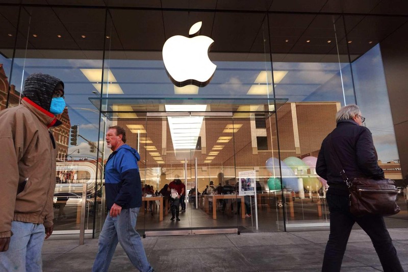 Một cửa hàng Apple ở Chicago, Illinois. Ảnh: Getty Images/AFP