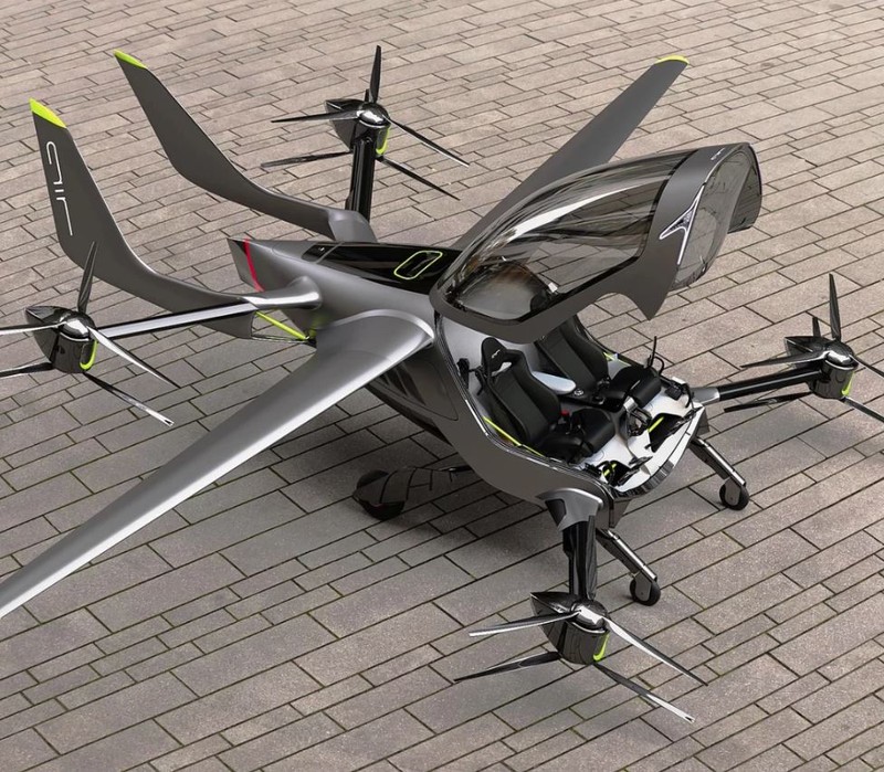 Máy bay tư nhân cất cánh thẳng đứng AIR ONE eVTOL. Ảnh AIR