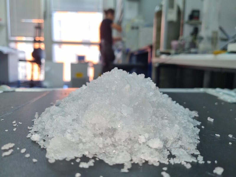 Công ty Israel Airovation, sử dụng kỹ thuật mới sản xuất các khoáng chất có giá trị, như natri cacbonat, từ khí thải carbon của nhà máy. Ảnh NoCamels