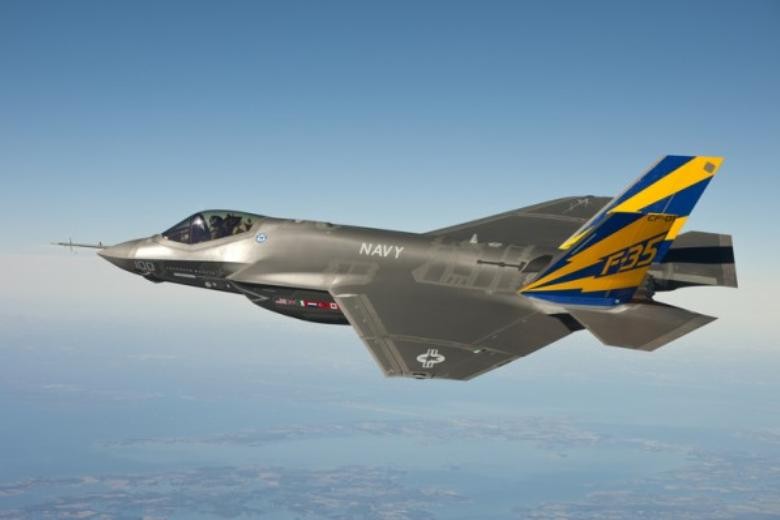 Máy bay chiến đấu tàng hình F-35C Mỹ. Ảnh: Epochtimes