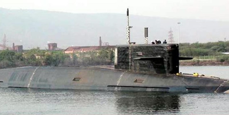 Tàu ngầm hạt nhân chiến lược INS Arihant Ấn Độ. Ảnh: USNI News