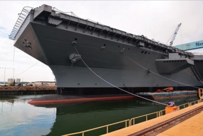 Tàu sân bay USS Gerald R. Ford CVN 78 Mỹ (ảnh tư liệu)