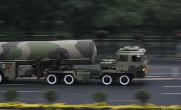 Tên lửa đạn đạo xuyên lục địa Đông Phong-31A Trung Quốc (ảnh tư liệu)