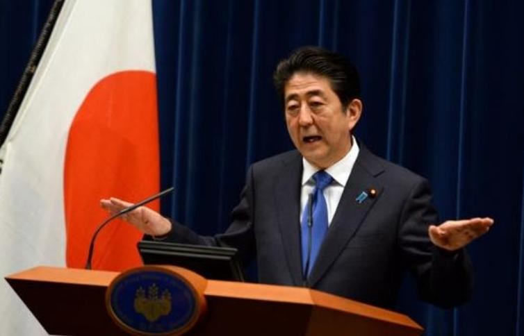 Thủ tướng Nhật Bản Shinzo Abe. Ảnh: Sina